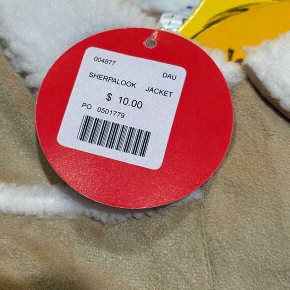Build-A-Bear Workshop Sherpa-Look Jacket For Plush Toys New - Picture 4 of 4